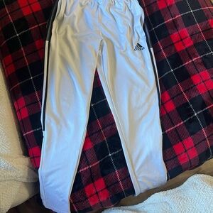 Adidas Adult Men White Track Pants